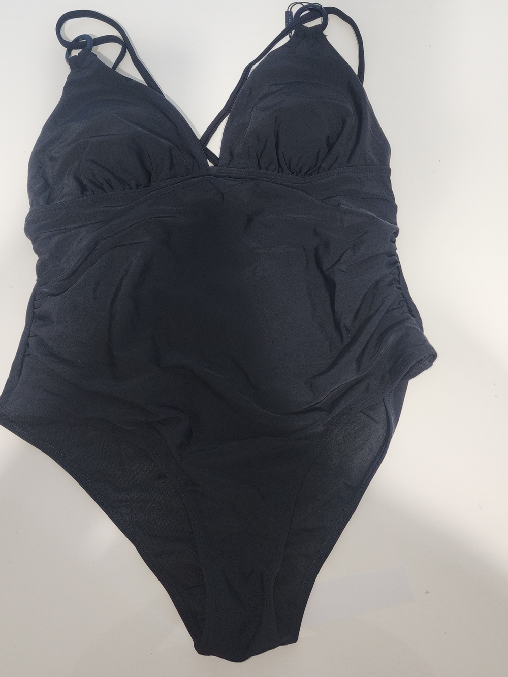Classic Black One-Piece Swimsuit — Sculpting Support for Women Summer Wear